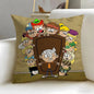 Popular Cartoon The Loud House Cushion Cover Soft & Easy-Wash Pillow Case – Versatile for Couch, Bed, Travel and Office
