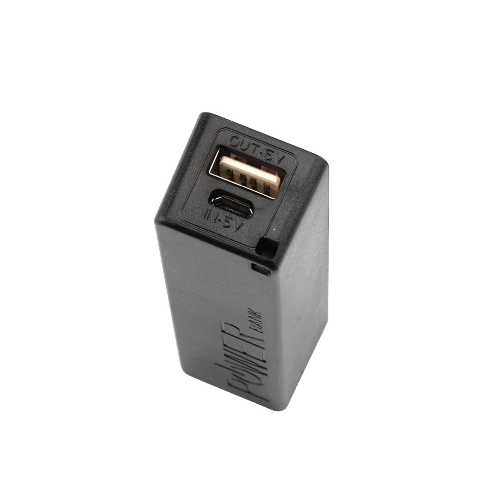 Black/Blue/Green/Yellow USB power bank Case DIY 18650 battery Box For 1 x 18650 Lithium Battery Protable