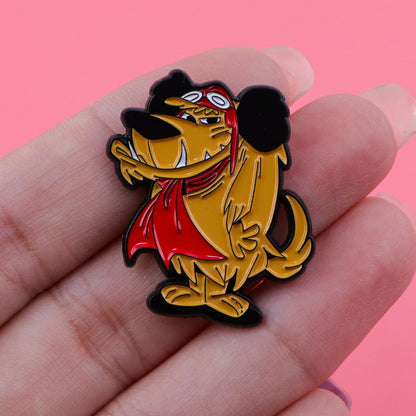Funny Cartoon Dog Enamel Pin Brooches for Women Collar Lapel Pin Badge Animal Jewelry Clothing Accessories Friends Gifts