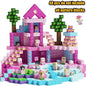 Magnetic Building Blocks Mine World Magnetic Forest Ender Lava  Construction Brick Cube STEM Toy Set Gift for Boy Girl Children