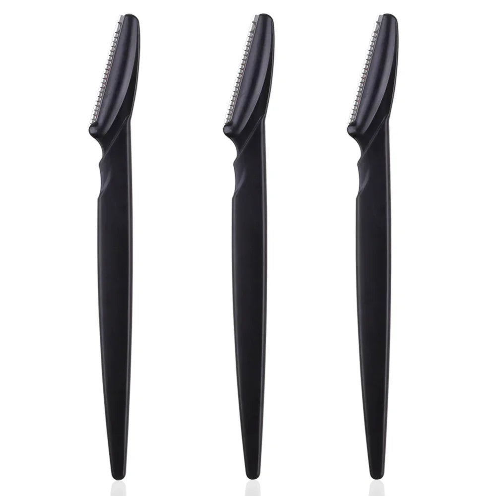 Portable Eyebrow Trimmer Blade Women's Face Shaver Safety Knife Makeup Scraper Hair Removal Tool for Eyebrow Epilation