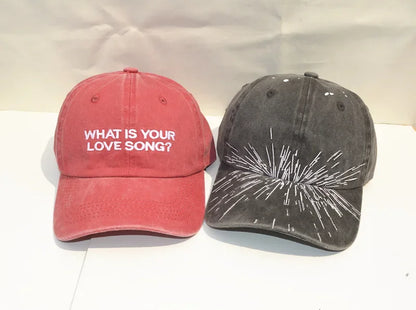 Letter Hat Canvas Bag Printed Embroidered Baseball Cap as a Gift Suitable for Fans' Daily Shopping