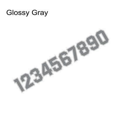 Car Side Door Custom Number Styling Stickers For 0 1 2 3 4 5 6 7 8 9 Auto Tuning Accessories Vinyl Film Decoration Decals