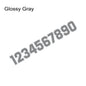 Car Side Door Custom Number Styling Stickers For 0 1 2 3 4 5 6 7 8 9 Auto Tuning Accessories Vinyl Film Decoration Decals