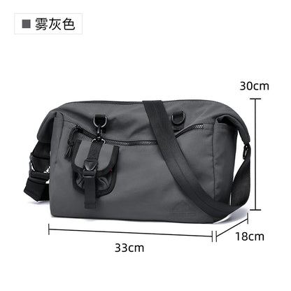 MOYYI INS Korean Style Men Messenger Bags Women Travel Casual Large Hobo Bag Waterproof Nylon Laptop Crossbody Shoulder Bag