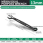 8mm-32mm Ratchet Wrench Dual-purpose Metric Setdouble Offset Ring Spanner Universal Spanner For Car Repair Hand Tool