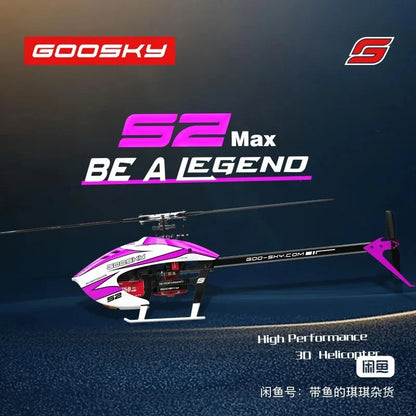 Rc Goosky S1max Bnf/Rtf 6ch 3d Stunt Double Brushless Motor Direct Drive Motor Flybarless Direct-Drive  Helicopter Toys Gifts