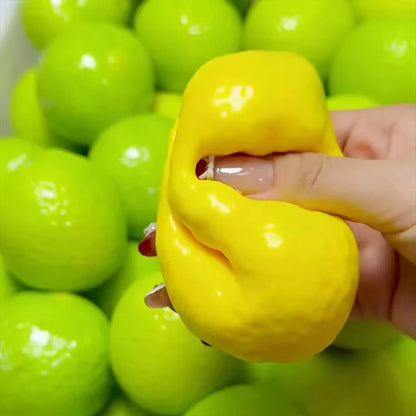 Color-Changing Lemon Squishy Fidget Toys Lemon No rebound Stress Ball Squeeze Toy ASMR Sensory Stress Relief Toy for Adults ﻿