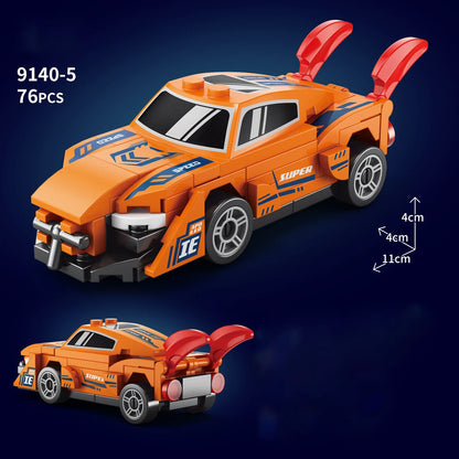 City Speed Racing MOC Car Sports Building Blocks Bricks Classic Rally sport Super Racer Vehicles Christmas gift Technical toys