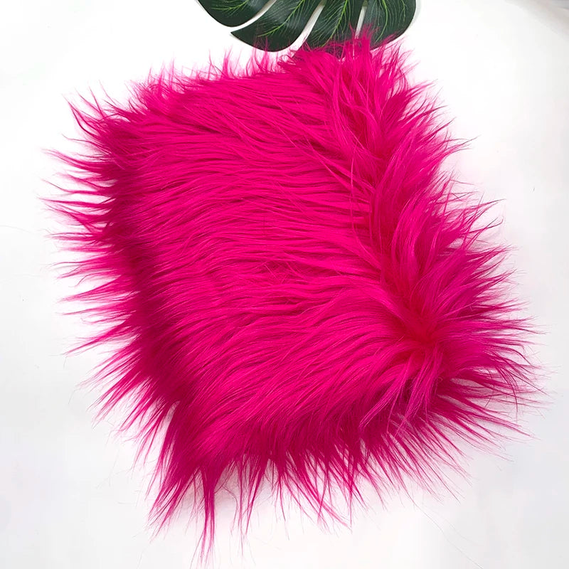 8cm Pile Length Imitation Fur Fabric Diy Cosplay Clothing Hairy Fur Fabric Bundle Long Hair Plush Fabrics By Meters Liquidations