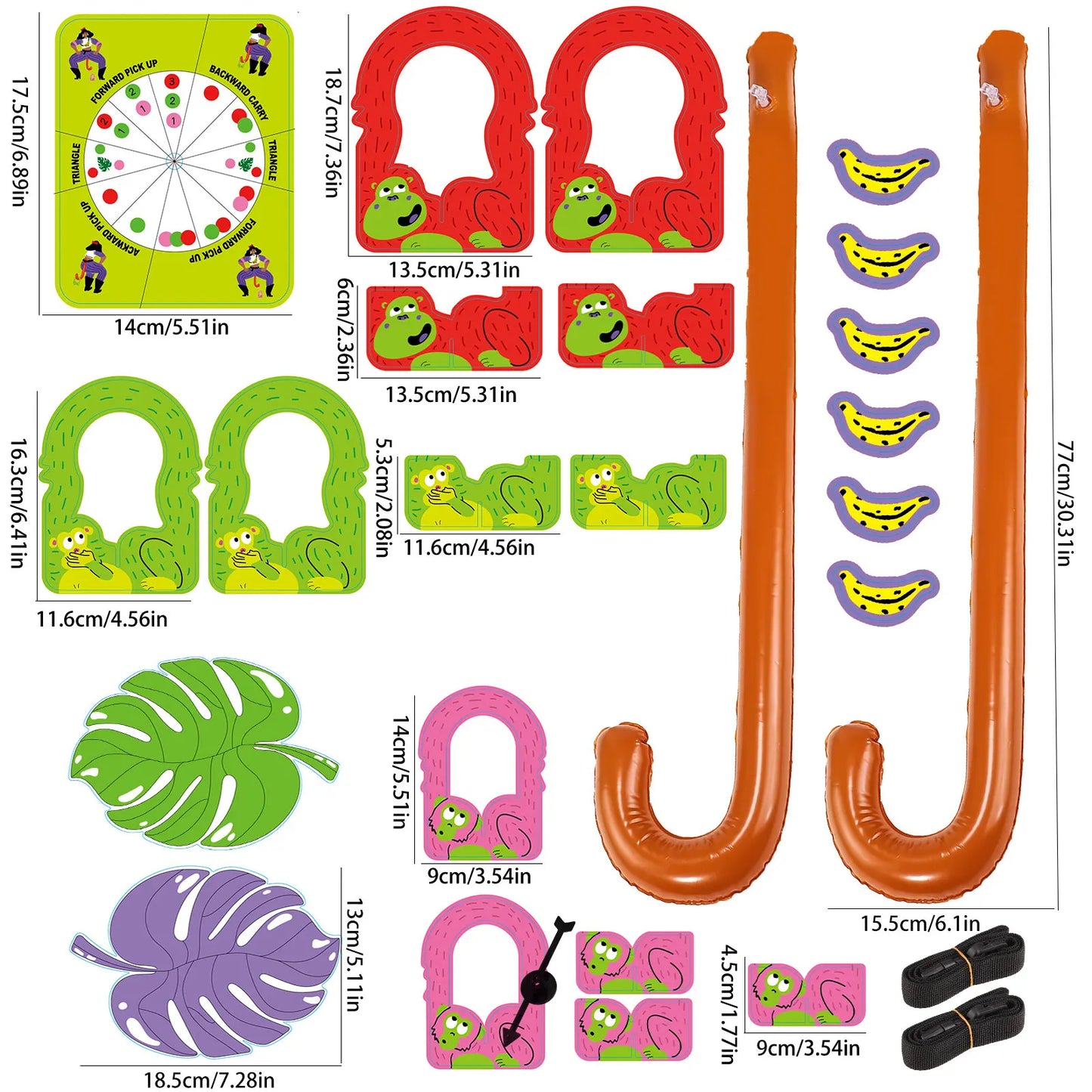Novelty Monkey Party Game Funny Interactive Table Game Adult Gag Present for Christmas Thanksgiving Girls Night Birthday