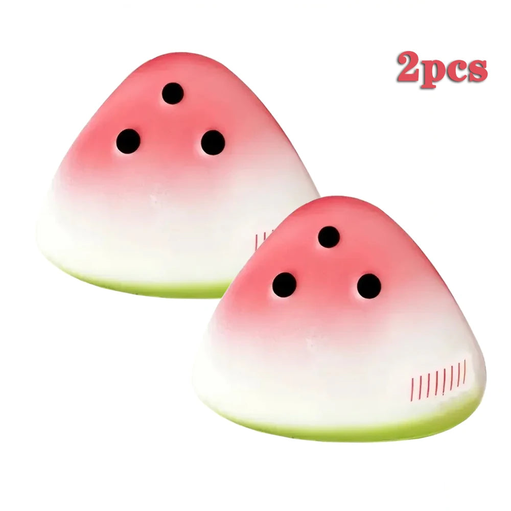 Cute Watermelon Squishy Fidget Toy Slow Rebound Decompression Toy Anti-Stress Slow Rising Fruit Soft Stress Relief Squeeze Toy
