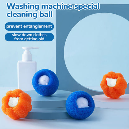 1/5/10PCS Laundry Ball Kit Reusable Washing Machine Hair Remover Ball Cleaning Lint Fuzz Pet Hairs Clothes Household Product