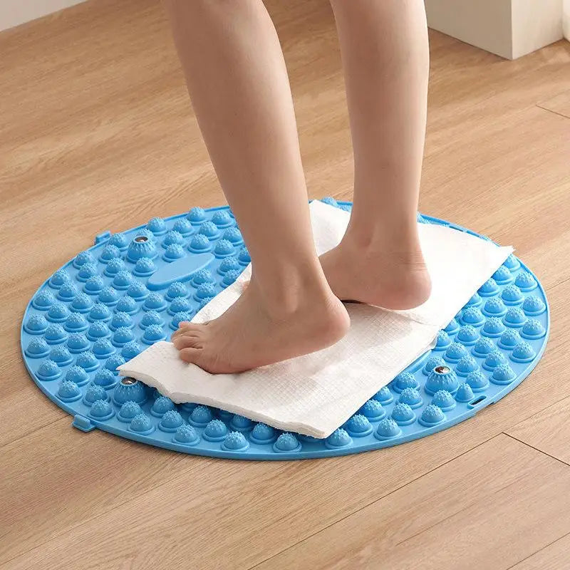 [TG823]Pressure Point Pads Board Foot Massage Acupressure Mat Foot Reflexology Walking Toe Plate Magnetic Acupressure Disc Care