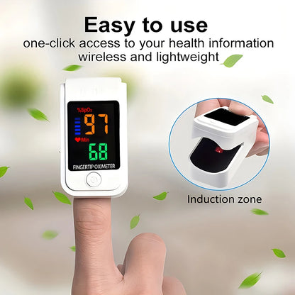 Finger Pulse Oximeter Or Blood Pressure Monitor, Heart Rate & Oxygen Saturation Meter, Home Medical Health Equipment