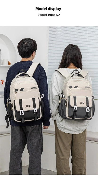 New School Bag with High Appearance Level Junior High School Backpack Large Capacity Primary School Backpack Ins Wind