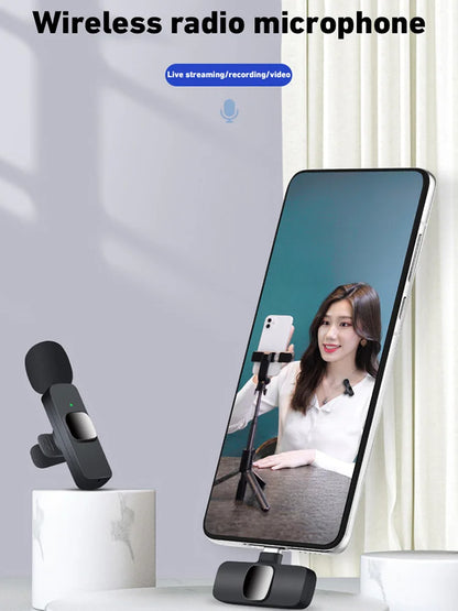 Wireless Microphone Bluetooth 2.4G Portable Audio Video Recording For Conferences Live Media Outdoor Gaming Phone Mic 2025