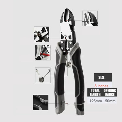 Universal Multifunctional Series: Diagonal Pliers, Needle Nose Pliers, Wire Cutters - Electrician Hardware Tools