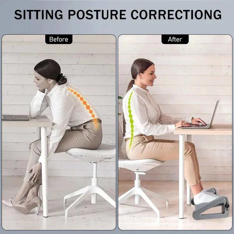 Ergonomic Adjustable Foot Rest for Under Desk, Portable Foot Stool for Office and Home, Comfortable Support for Desk Work
