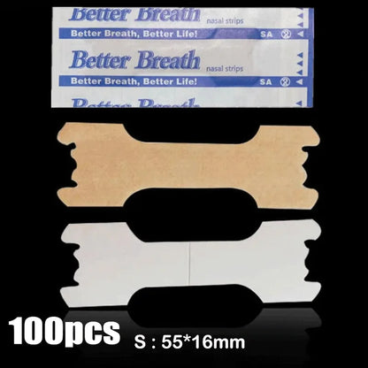 50/100/150/200PCS Breath Nasal Strips  Stop Snoring Nose Patch Good Sleeping Patch Product Easier Breath Sleep Aid Decive