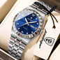 POEDAGAR Elegant Casual Ladies Watch Luminous Waterproof Week Date Fashion Woman Wristwatch Stainless Steel Women Quartz Watches