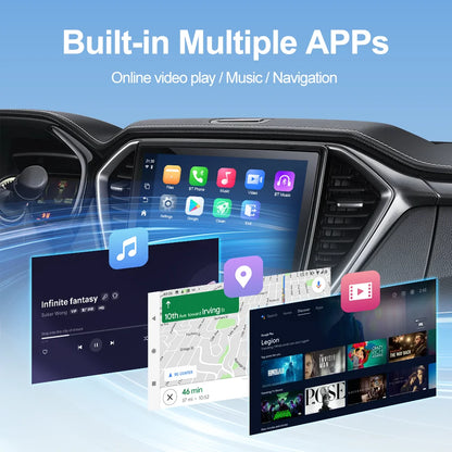 2026 Kowankit Android 15 3 in 1 Wireless CarPlay Smart AI Box Android Auto Adapter Plug Play Car TV Box Support YouTube Netflix