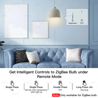 Tuya ZigBee Button Smart Scene Switch Multi-scene Linkage Wireless Remote Control Intelligent Smart Home Requires Zigbee Gateway