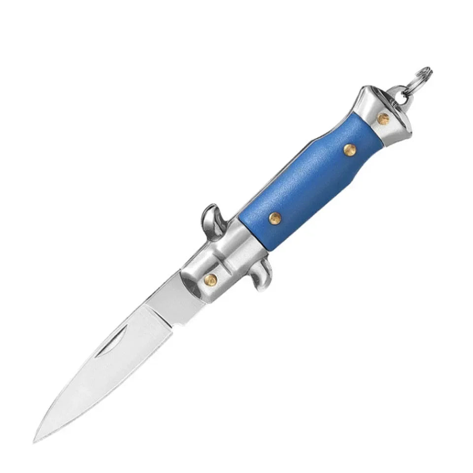 MiniPortable Folding Pocket Knife Multifunction EDC Keychain Pendant Camping Outdoor Survival Blade Cutter Opener Unpacking Tool