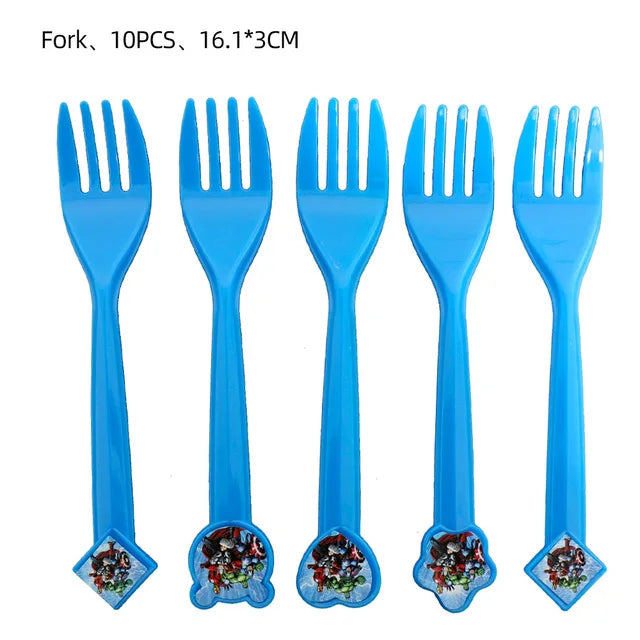 Avengers Marvel Party Decorations SuperHero Theme Tableware Kit Balloon Deco Happy Birthday Banner Supplies for Boys Favors Gift