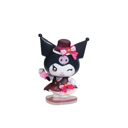 Sanrio Kuromi Sparkling Idol Series Cartoon Blind Box Toy Creative Personalized Desktop Ornaments Statue Model Surprise Gift Box