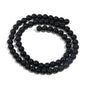 1 Strand Natural Stone Black Onyx Agate Round Loose Beads 2-20MM Pick Size For Crafts Making DIY Sewing clothing Accessories