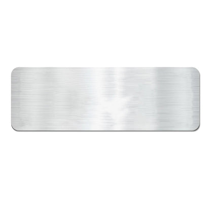 Personalized stainless steel Engraved Name Plate Memorial Plaque 3" W x 1" H | Custom Text Engraving, Memorial Keepsake Design