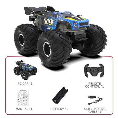 JJRC 2026 Q248 Remote Control Toy 4WD Off Road Amphibious Climbing Vehicle Waterproof Stunt Remote Control Car Children Toy Gift
