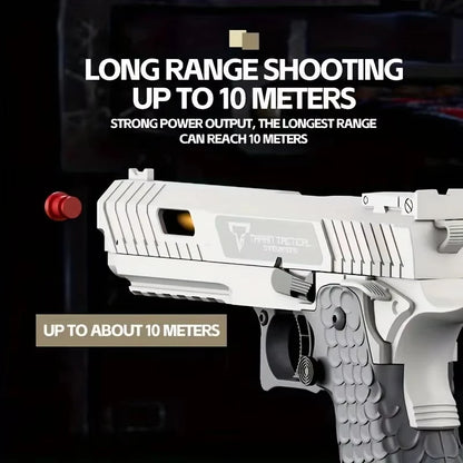 Csnoobs 2011 Continuous Shooting Toy Gun For Outdoor Games Hanging Shell Pistol Radish Gun Revolver Birthday Gift