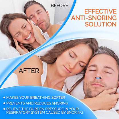 Anti Snoring Device Stop Snore Nose Clip Device Magnetic Anti Snoring Nasal Dilator Easy Breathe Improve Sleeping for Men/Women