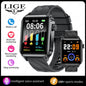 Inteligentny zegarek LIGE dla kobiet i mężczyzn, z połączeniami Bluetooth, sportowa bransoletka fitness, zdrowie kobiet, dynamiczna tarcza 3D, smartwatch damski, nowość 2026