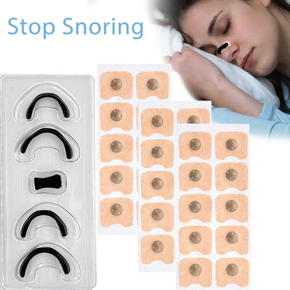 2026Anti-Snoring Nasal Strips Kit Magnetic Nose Strips for Nasal Breathing Dilators Sports Air Improvement And Better Sleeping