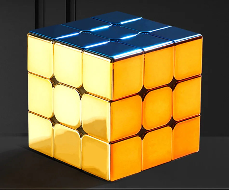 Shengshou Plating 3x3x3 Magnetic Magic Cube Professional Speed Puzzle Cubo Magico Educational Toy Games Birthday Christmas Gifts