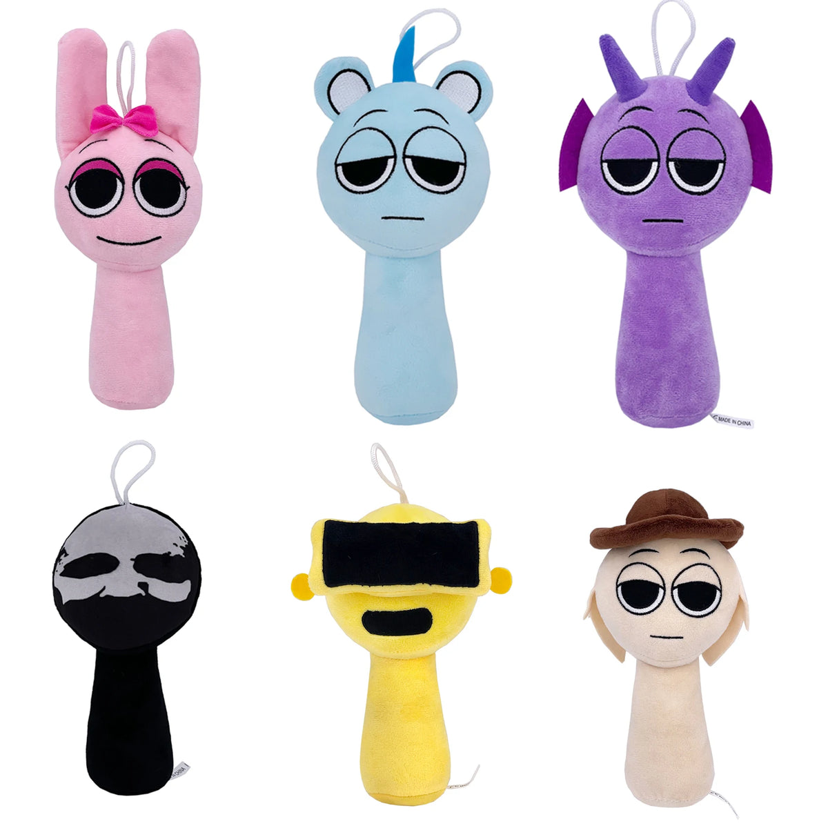 Sprunki Plush Toys Sprunki Plush Doll Sprunki Game Cartoon Pillow Kids Birthday Gifts Stuffed Dolls Christmas Gift