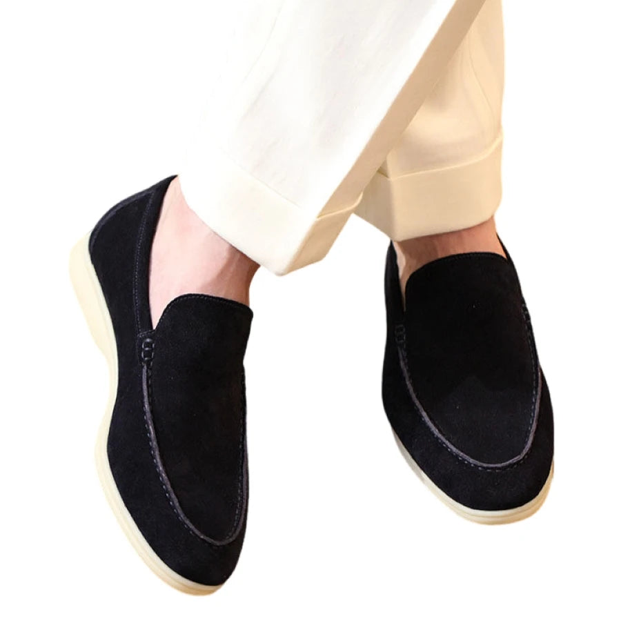 26 Men summer casual loafers made of suede, slip-on pull-on design, easy to wear and take off.LF1246