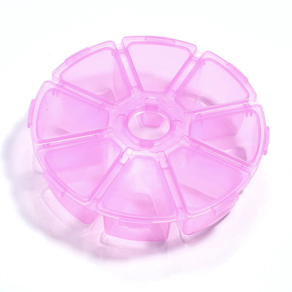 1 Pc Plastic Jewelry Box 5-28 Compartment Slot Organizer Storage Beads Container Adjustable Jewelry Storage Box Rectangle Case
