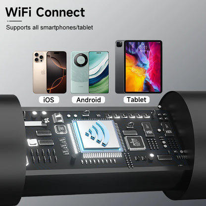 WIFI Visual Ear Sticks HD1080P 4.2MM Mini Otoscope Camera Ear pick Ear Cleaner Wireless Endoscope Health Care Ear Wax Cleaning