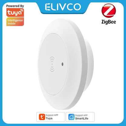 Tuya ZigBee 24GHz MmWave Radar Detector Smart Human Presence Sensor With Illumination Detector AC95~250V Power Supply