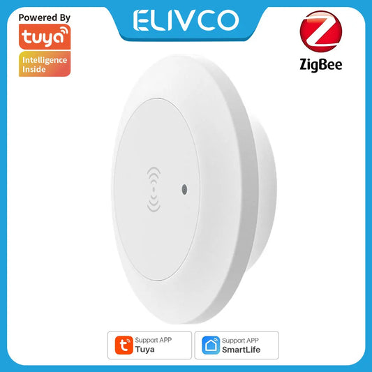 Tuya ZigBee 24GHz MmWave Radar Detector Smart Human Presence Sensor With Illumination Detector AC95~250V Power Supply