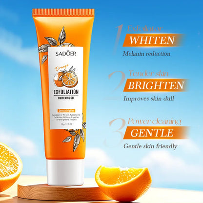 Revitalize Skin Fruit Acid Peeling Gel Facial Cleansing Exfoliating Peeling Scrub Deep Clean Acne Blackhead Remove Face Cleanser