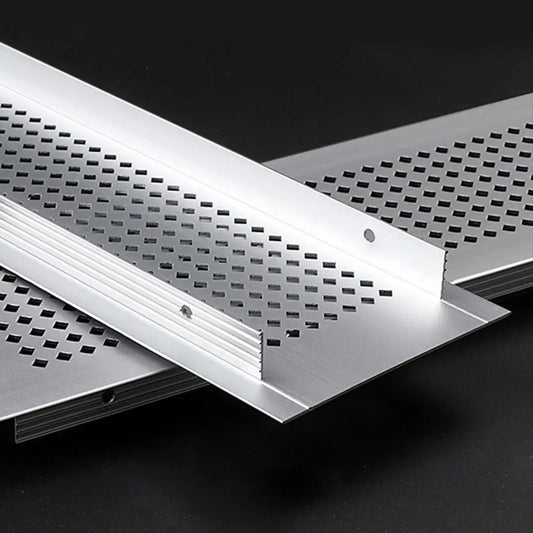2pcs/set Aluminum Alloy Vents Cover Rectangle Louver Air Vent Decor 50/80mm Wide Breathable Mesh Hole Ornaments