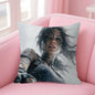 Lara Croft Tomb Raider game Double-sided Printed pillow cover Short plush Suitable living room bedrooms sofa throw cushion cover