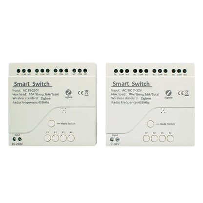 Zigbee Relay Breaker 7-32V 85-250V Switch Module Control Works With Tuya Smart Life App Alexa Google Smartthings Ewelink Hub