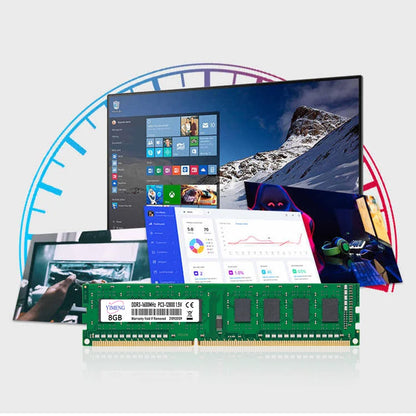 DDR3 2GB 4GB 8GB Desktop Memoria Ram PC3 1.5V 1066 1333 1600 1866Mhz Non-ECC Unbuffered 8500 10600 12800 204Pin DIMM Memory Ram