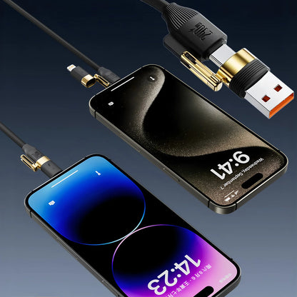 Kabel do szybkiego ładowania i transmisji danych 4 w 1 USB-C do USB-C ze stopu cynku do iPhone 15 14 13 Samsung Huawei Xiaomi